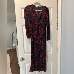 Zara black and red dress